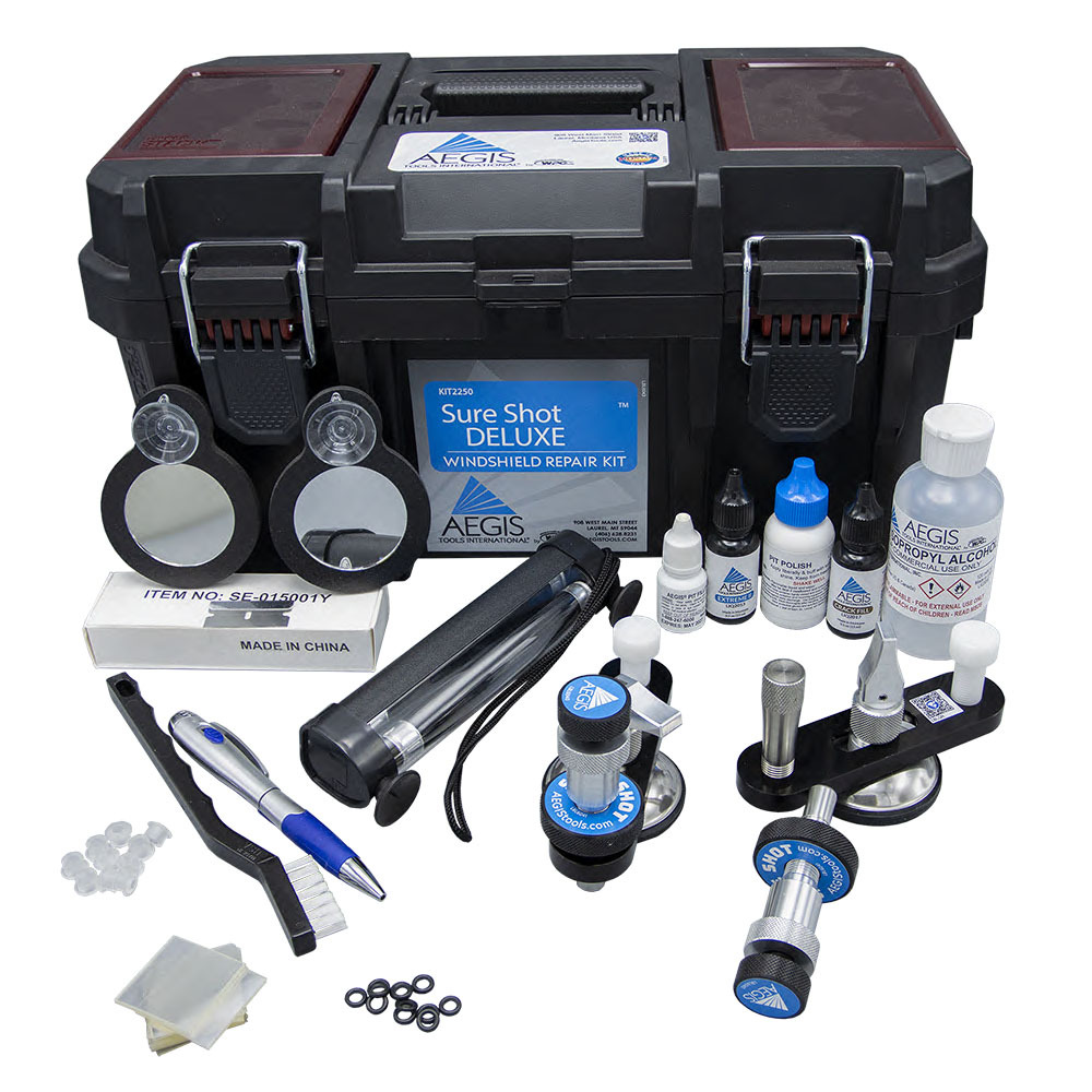AEGIS Sure Shot™ Deluxe Windshield Repair Kit