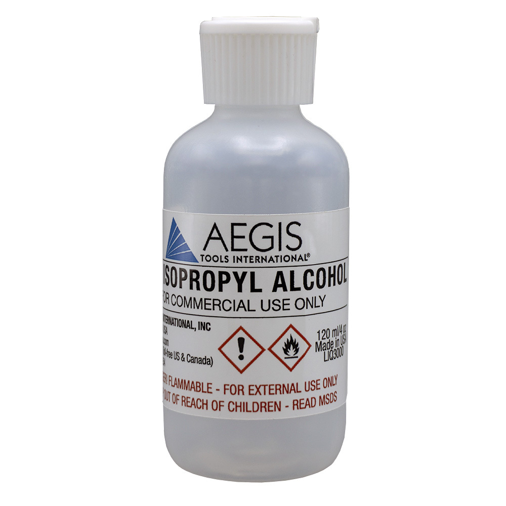 Labeled Bottle for Cleaning Alcohol