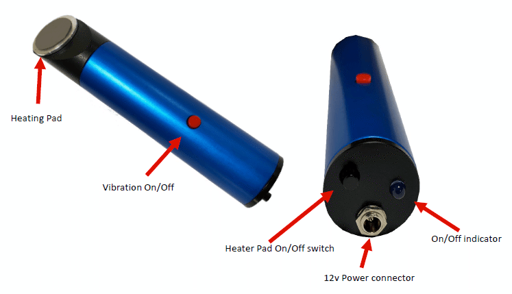 Resinator Heated Glass Massager – 12V Adapter Version thumbnail 4