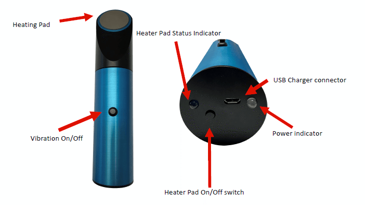 Resinator Heated Glass Massager – Cordless Version thumbnail 4