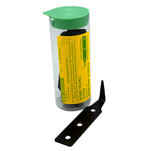 UltraWiz Rounded & Serrated Cold Knife Blades - 5pk