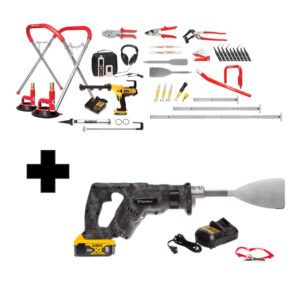 TLS1607DB Equalizer Glass Removal Kit + Dewalt + BlackHawk GRK551D-B